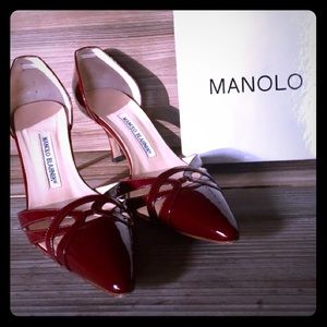 👠 SOLD Manolo Blahnik Lillie Heels Pump Shoes